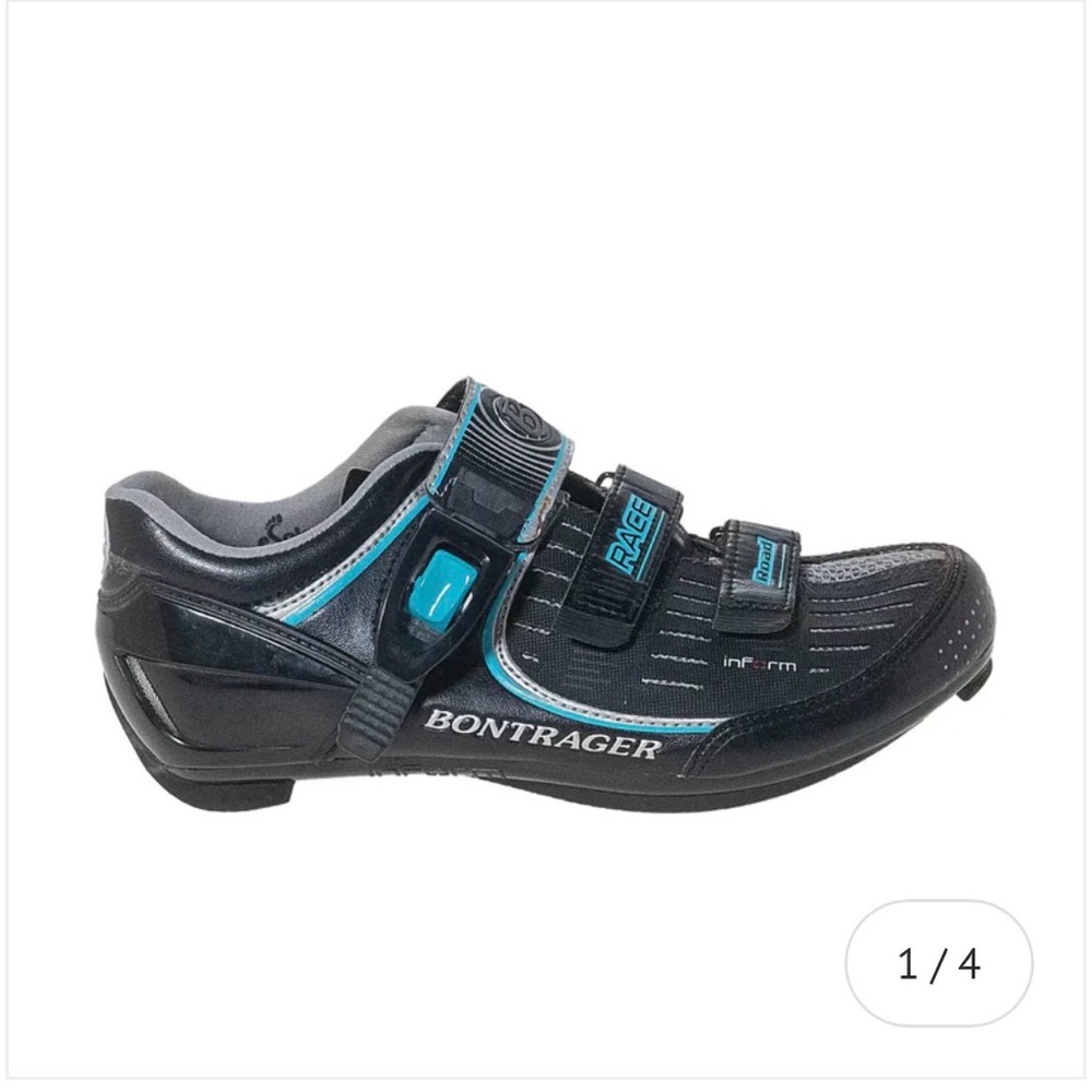 Bontrager Women's Spin/Cycling Shoes - Black and Blue